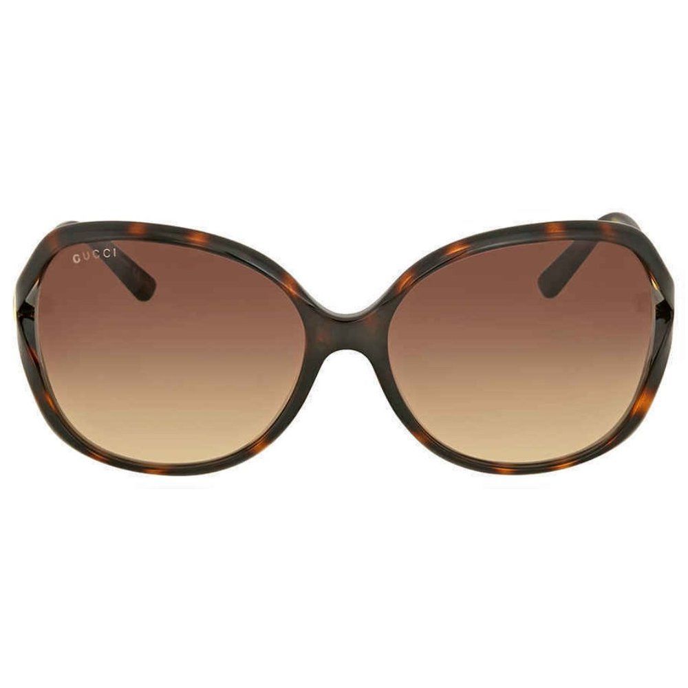 NEW Gucci Havana Round Women's Sunglasses - Picture 2 of 4